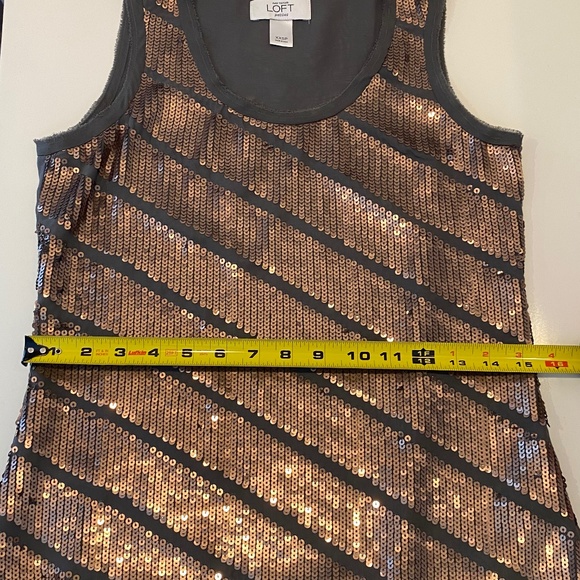 LOFT Sequin Top - Sz XXSP - Picture 7 of 12